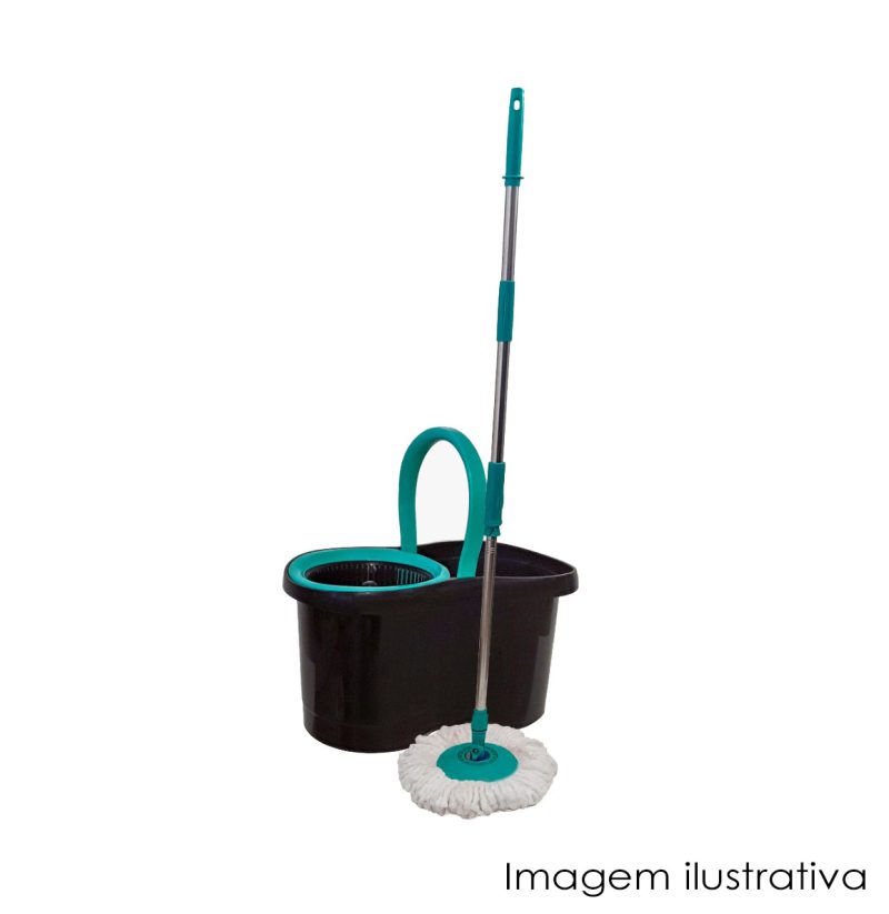 MOP POP GIRATÓRIO CESTO PLÁSTICO PRETO 7100/001.414 UTIL