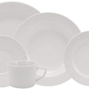 APARELHO DE JANTAR E CHÁ 20 PEÇAS ASPEN PORCELANA SCHMIDT