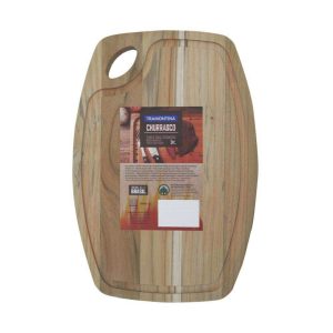 TÁBUA PARA CHURRASCO OVAL 40X27X1,9CM TRAMONTINA 13233/052