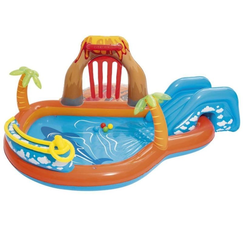 PISCINA PLAYGROUND HAPPY DINO 150L INTEX 57163