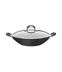 FRIGIDEIRA WOK MÔNACO COM TAMPA INDUÇÃO PRETA TRAMONTINA 32CM 28708/032