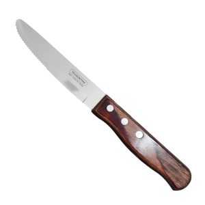 FACA JUMBO PARA CHURRASCO 5" CABO DE POLYWOOD CASTANHO TRAMONTINA 21115/095