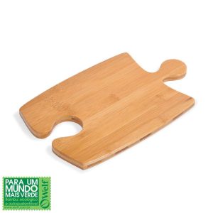 TÁBUA EM BAMBU COM FORMATO DE QUEBRA CABEÇA SUPREME WELF TA-29003