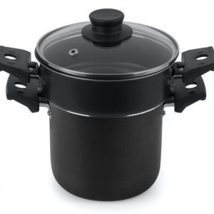 CUSCUZEIRA VAPOR 14CM  COM TAMPA DE VIDRO - MULTIFLON REF 45314