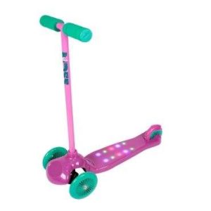 PATINETE ZUMM COM LEDS ROSA BEL FIX 408500