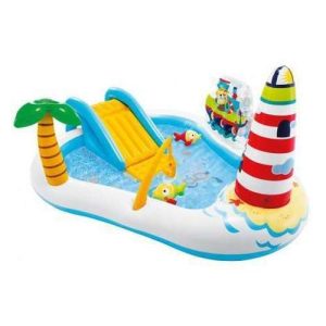 PISCINA PLAYGROUND PESCARIA DIVERTIDA 182L - 2.18M  X 1.88M X 0.99M INTEX 57162