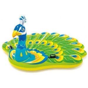 BOTE INFLÁVEL PARA PISCINA PAVÃO 1.93M X 1.63M X 94CM INTEX 57250