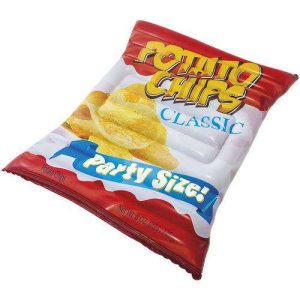 COLCHÃO INFLÁVEL PARA PISCINA BATATAS CHIPS 1.78M X 1.40M INTEX 58776