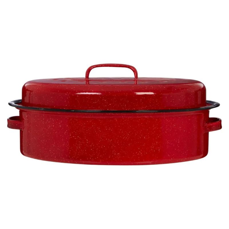 ASSA FÁCIL PANELA CAÇAROLA ASSADEIRA DE AVES CARNES E PEIXES COCOTTE SAVEURS VERMELHA 5 LITROS TC-0005 TUTTI COOK - Image 6