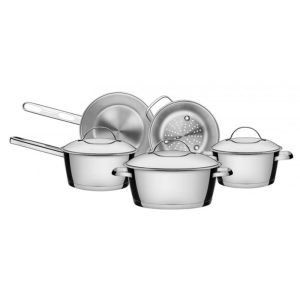 JOGO DE PANELAS EM AÇO INOX 5 PEÇAS LINHA ALLEGRA TRAMONTINA 65650/190 7891116083871