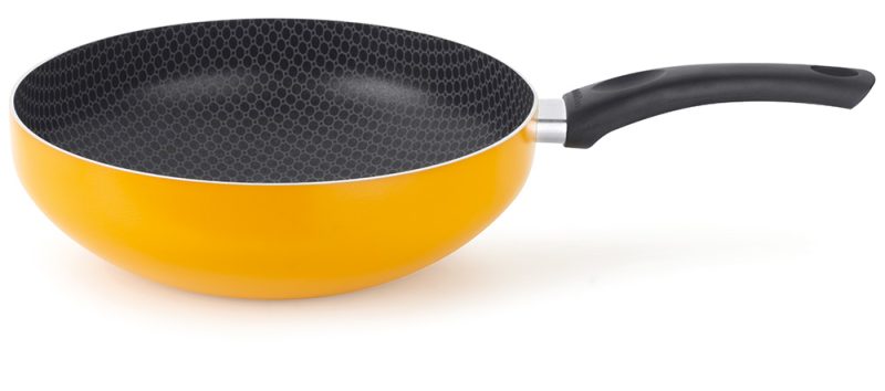 FRIGIDEIRA WOK 28CM COM CABO  MANGA MULTIFLON 77128