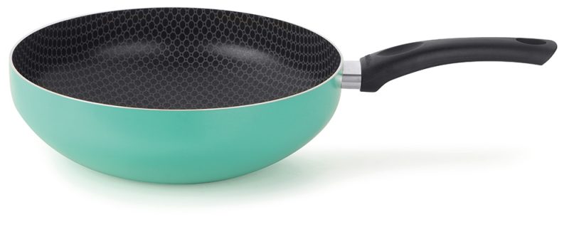 FRIGIDEIRA WOK 28CM COM CABO  MENTA MULTIFLON 77728