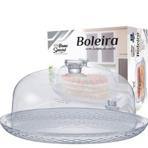 BOLEIRA DE VIDRO COM TAMPA HOME SPECIAL RUVOLO 8045301