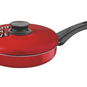 FRIGIDEIRA RETA ALUMÍNIO COM  24CM COM TAMPA  MY LOVE - TRAMONTINA REF. 27807/047