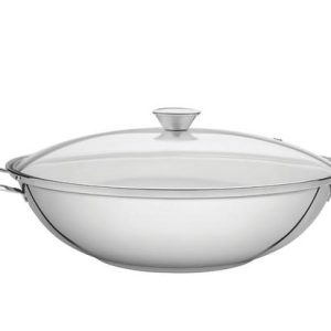 PANELA AÇO INOX WOK VENTURA - TRAMONTINA REF. 62378/340