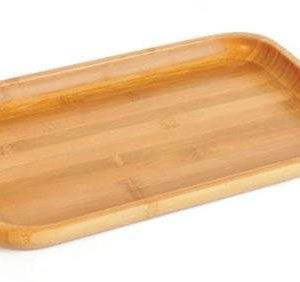 BANDEJA PARA SERVIR EM BAMBU  ASSIS 36CM WELF BT-08363