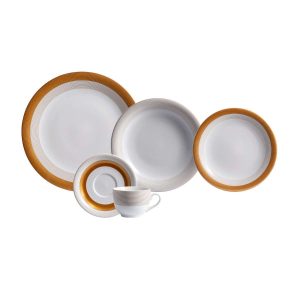 APARELHO DE JANTAR 20 PEÇAS GAROPABA PORCELANA SCHMIDT