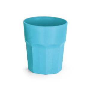 COPO EM FIBRA DE ARROZ 400ML AZUL WELF IC-02403
