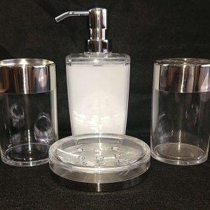 CONJUNTO PARA BANHEIRO 4 PEÇAS HERCULES DEKO 002