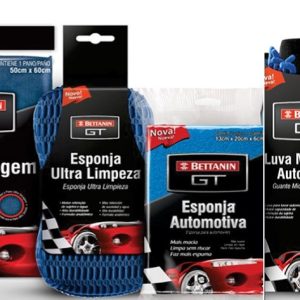 KIT LIMPEZA BETTANIN GT AUTOMOTIVA COM 4 PEÇAS