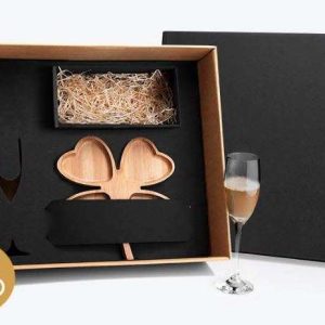 KIT PETISCO E CHAMPAGNE 2 PEÇAS WELF KT-90018