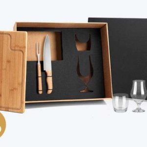 KIT CHURRASCO CERVEJA WHISKY 5 PEÇAS WELF KT-90032