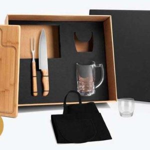 KIT CHURRASCO CERVEJA WHISKY -6 PEÇAS WELF KT-90061