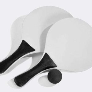 JOGO DE RAQUETES EM MDF 3 PÇS WELF LZ-00201