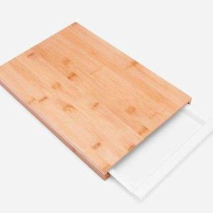 CONJUNTO PARA COZINHA EM BAMBU E POLIPROPILENO 2 PEÇAS WELF MB-37003
