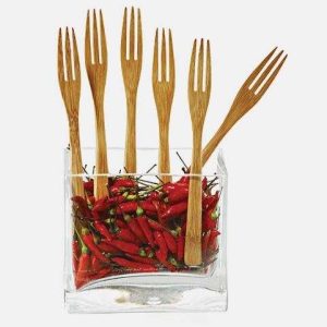 CONJUNTO GARFINHOS EM BAMBU UTILITY 14 CM 6 PEÇAS WELF UB-06783