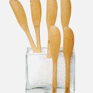 CONJUNTO ESPATULAS EM BAMBU UTILITY 14 CM 6 PEÇAS TUTTI COOK UB-06793