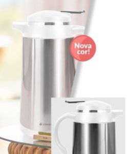 GARRAFA TÉRMICA INOX CAMÉLIA BRANCA 1L THERMOPRO TPBR