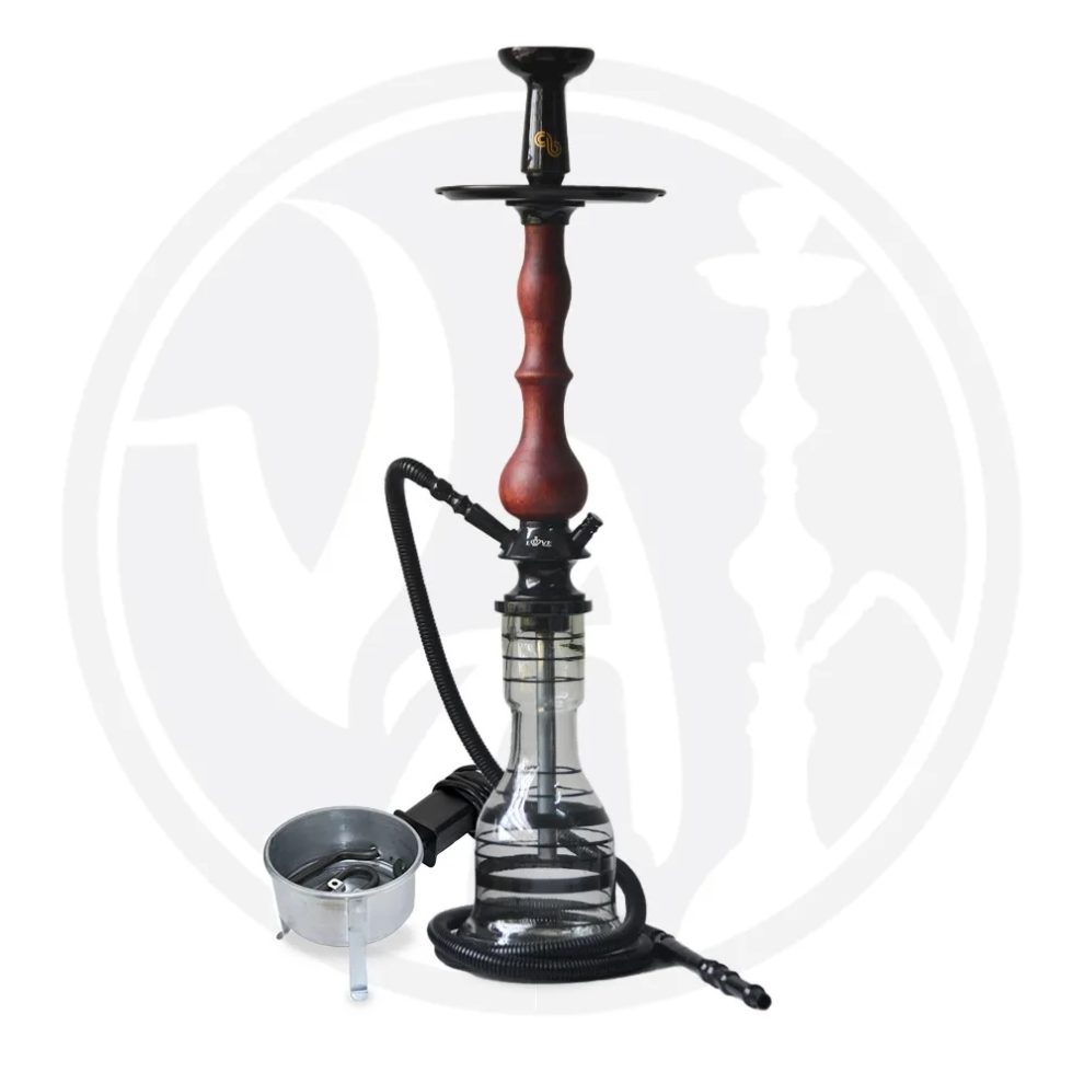 KIT NARGUILE COMPLETO LOVE HOOKAH MADEIRA VINHO Bazar News