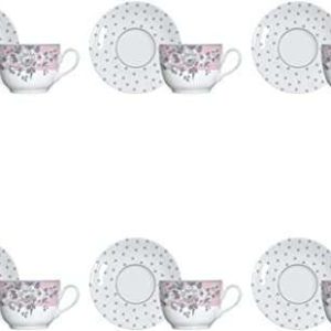 06 XÍCARAS DE CAFÉ COM PIRES PARIS PORCELANA GERMER