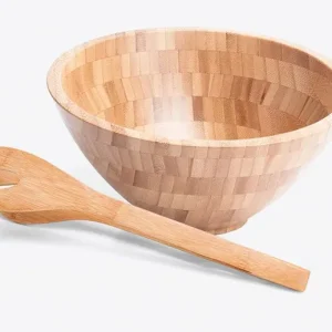 CUMBUCA EM BAMBU 2,2 LITROS COM PEGADOR 30CM WELF CJ-02553