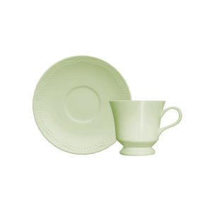 XÍCARA DE CAFÉ COM PIRES VERDE MENTA GERMER REF 6715013.35.00