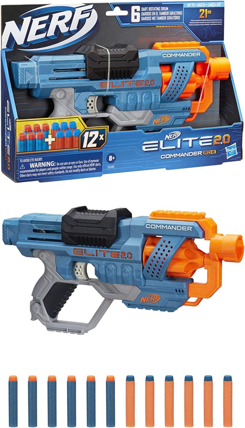 LANÇA DARDOS NERF ELITE 2,0 COMMANDER RD-6 E9486 - HASBRO - Image 3
