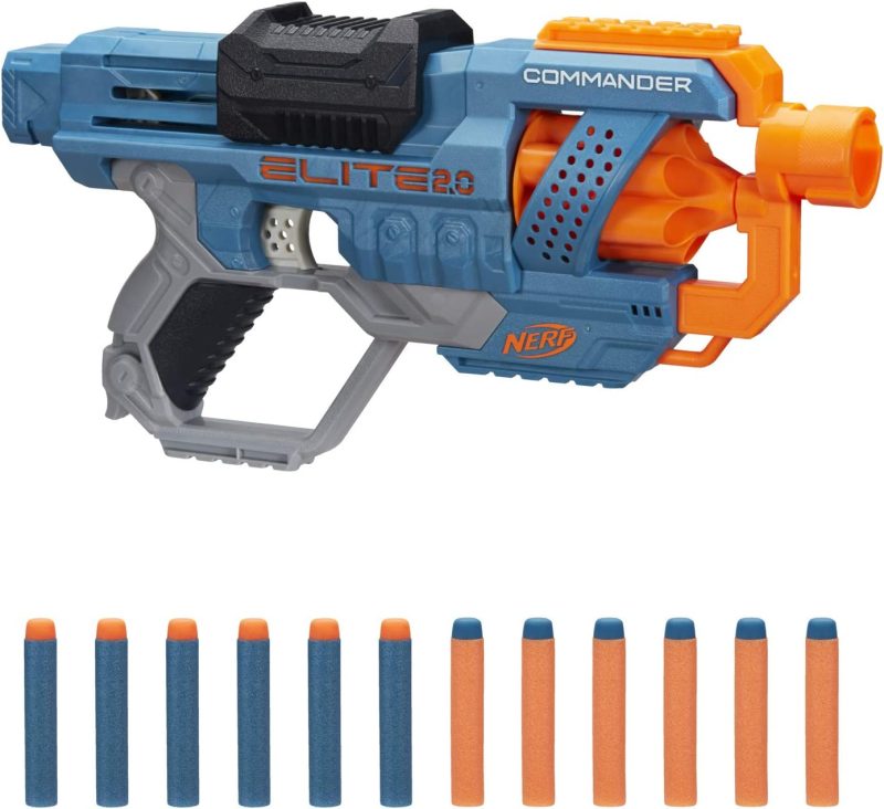 LANÇA DARDOS NERF ELITE 2,0 COMMANDER RD-6 E9486 - HASBRO