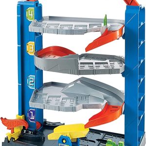 HOT WHEELS CITY GARAGEM CONJUNTO PARA CARROS DE BRINQUEDO MATTEL