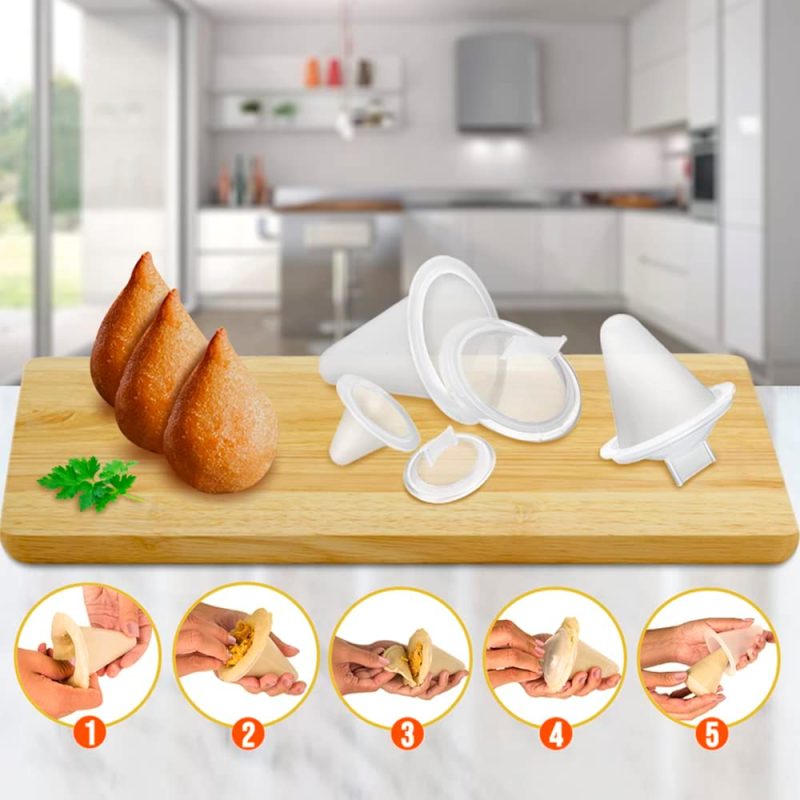 KIT COM 3 FORMAS PARA MODELAR COXINHAS CX03 KEITA - Image 2