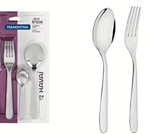 FAQUEIRO AÇO INOX 24 PEÇAS HAVAI TRAMONTINA 66905094