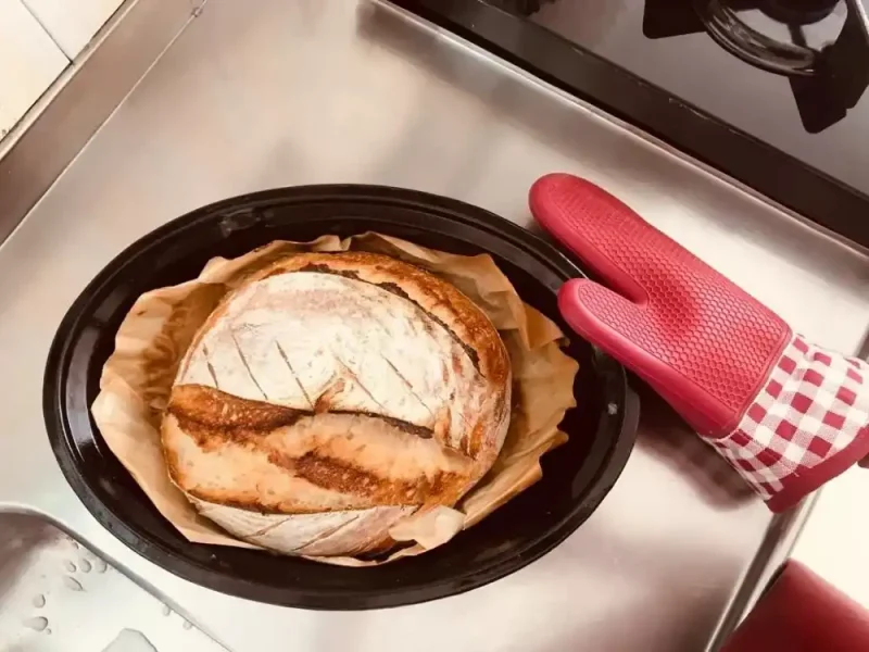 ASSA FÁCIL PANELA CAÇAROLA ASSADEIRA DE AVES CARNES E PEIXES COCOTTE SAVEURS VERMELHA 5 LITROS TC-0005 TUTTI COOK - Image 5