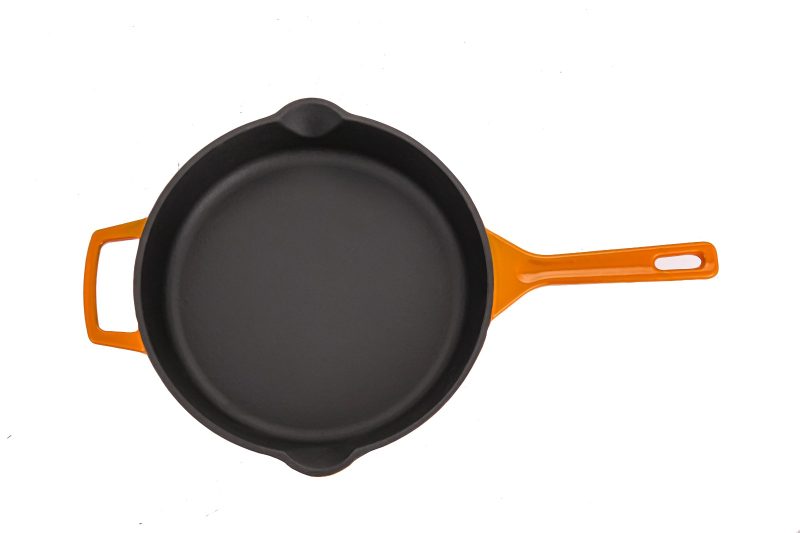 FRIGIDEIRA REDONDA DE FERRO FUNDIDO ESMALTADA 26CM TUTTI COOK - Image 4