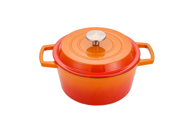 CAÇAROLA REDONDA DE FERRO FUNDIDO EMALTADA 24CM MD24 TUTTI COOK