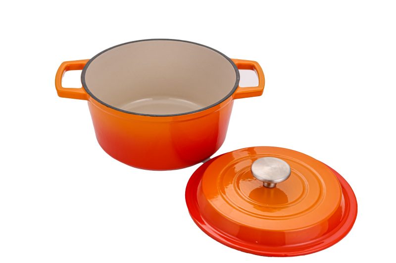CAÇAROLA REDONDA DE FERRO FUNDIDO EMALTADA 24CM MD24 TUTTI COOK - Image 2