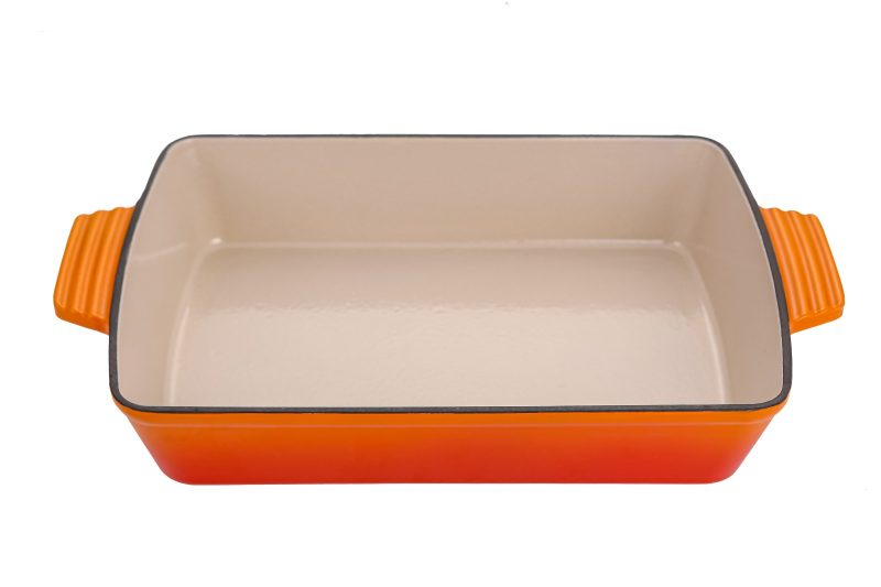 ASSADEIRA RETANGULAR DE FERRO FUNDIDO ESMALTADA 33CM G33 TUTTI COOK - Image 3