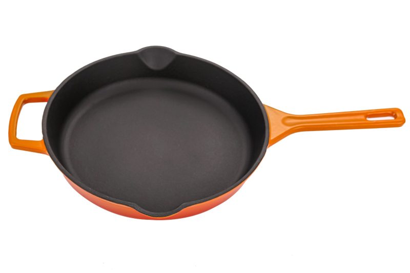 FRIGIDEIRA REDONDA DE FERRO FUNDIDO ESMALTADA 26CM TUTTI COOK - Image 3
