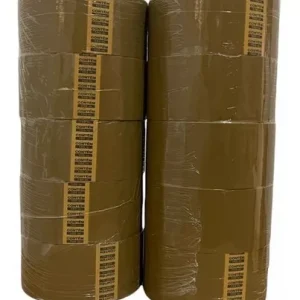 FITA ADESIVA MARROM 45MM X 100 METROS KIT COM10 UNIDADES