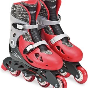 PATINS HOT WHEELS AJUSTAVEL 37 A 40 VERMELHO