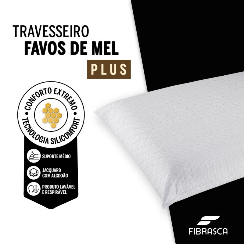 TRAVESSEIRO FAVOS DE MEL PLUS 4945 FIBRASCA - Imagem 3